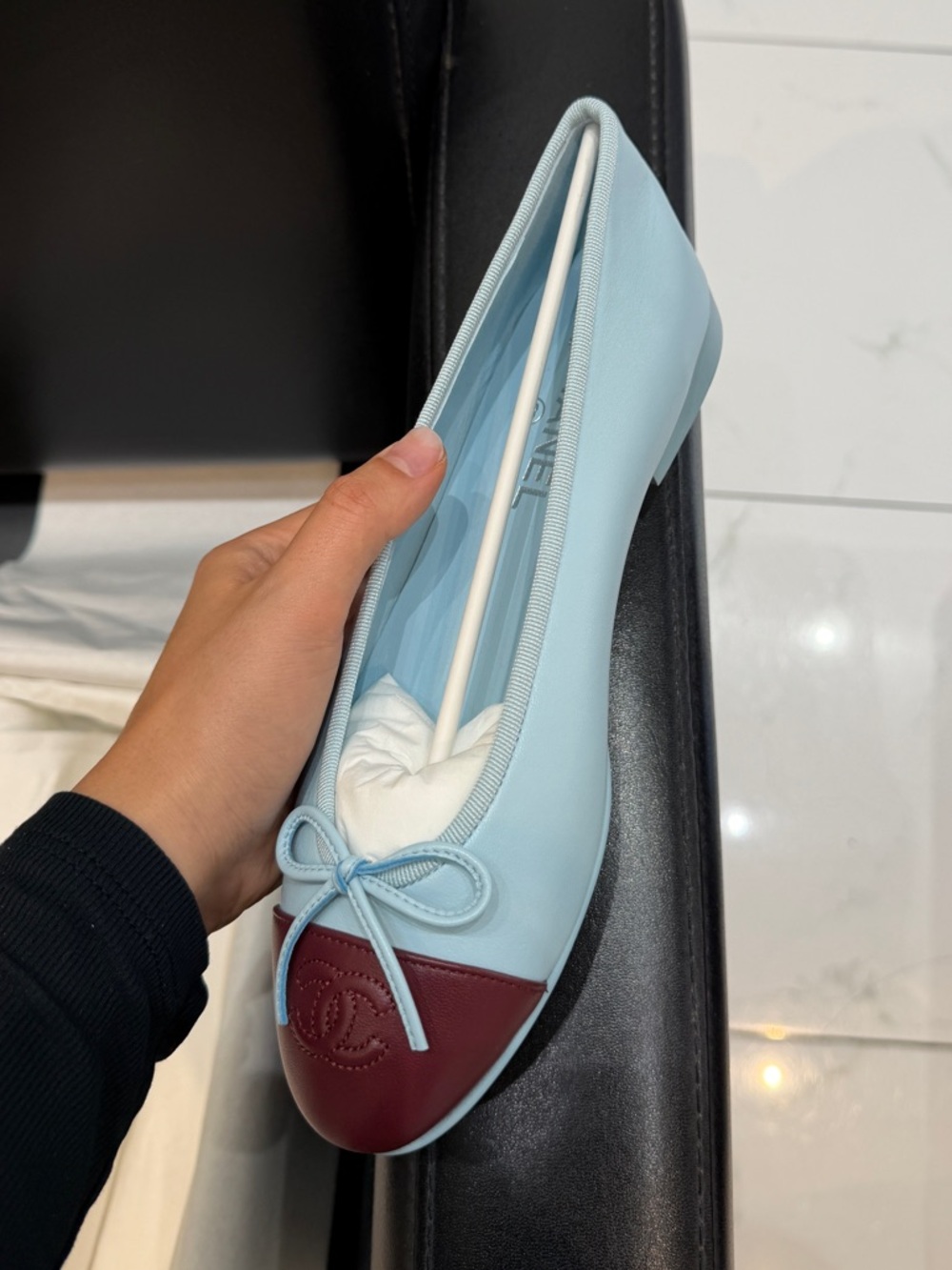 Chanel 26S Blue Ballerina Flats | NIB - Picture 4 of 4